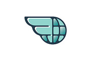 Globe Transport Logo for Business, a Branding & Logo Template by Logo Loom (Thumbnail 2 of 5)