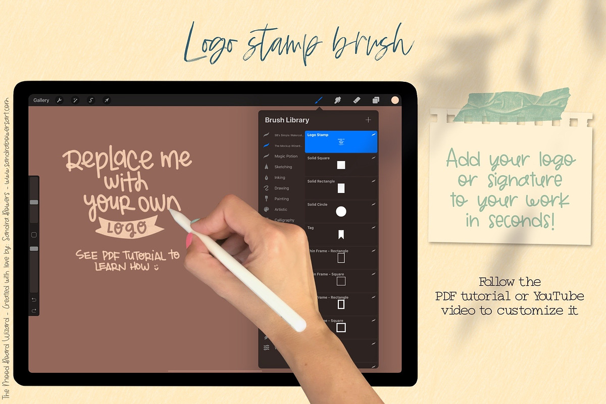 The Mood Board Wizard Brush Set, a Product Mockup by Sandra Mejia (Photo 12 of 12)