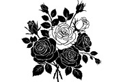 Wedding Flower Bouquet Silhouette, an Object Graphic by Creativeshirt (Thumbnail 4 of 20)