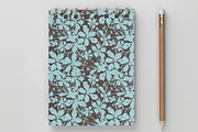 Blue Flower Seamless Pattern, a Pattern Graphic by Bonfloret Studio (Thumbnail 2 of 3)