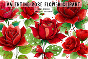 Valentine Rose Flower, an Illustration by CreationArt (Thumbnail 1 of 5)