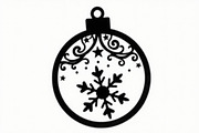 Christmas Ornament Design Bundle, an Object Graphic by balal (Thumbnail 11 of 13)