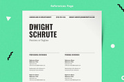 Resume Template Word Pages InDesign, a Resume Template by More Profesh (Thumbnail 4 of 8)