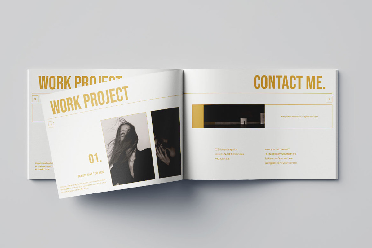 Resume Portfolio Vol.5, a Resume Template by Bewalrus Studio (Photo 6 of 10)