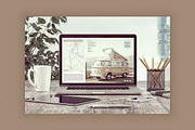MacBook Front View Mockups, a Mac Mockup by Mockups & Illustrations (Thumbnail 4 of 11)