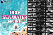 Procreate water sea, waves brushes, a Brush Add-On by KsTumanova (Thumbnail 1 of 7)