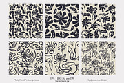 Abstract Ink Wash Floral Patterns, a Pattern Graphic by Rose Design (Thumbnail 3 of 11)