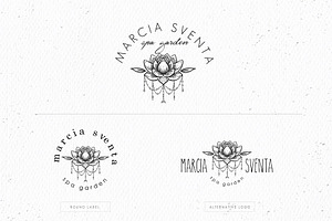 Wild And Boho Premade Logo Bundle