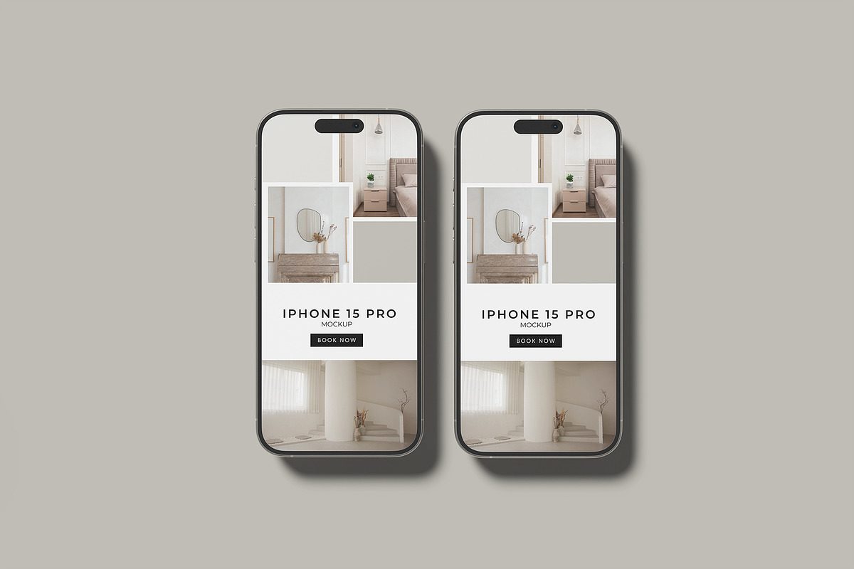 iPhone 15 Pro Mockup, an iPhone Mockup by Bangdastudio (Photo 7 of 7)