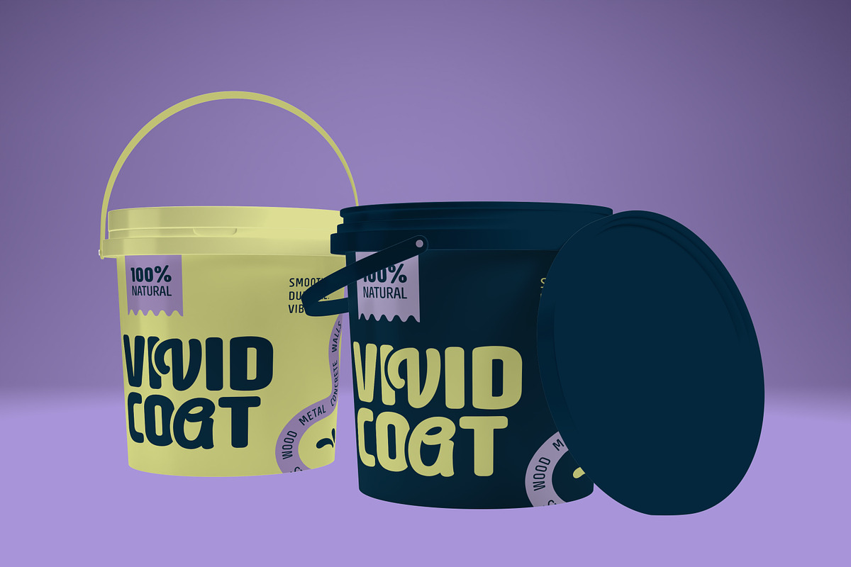 Plastic Bucket Mockup, a Cups & Container Mockup by graphicook (Photo 2 of 5)