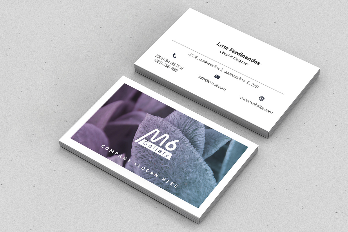 Unique 50 Business Card Bundle, a Business Card Template by M6 Gallery (Photo 135 of 151)