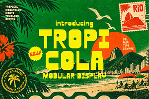 Tropicola - 1970's Brazilian Display