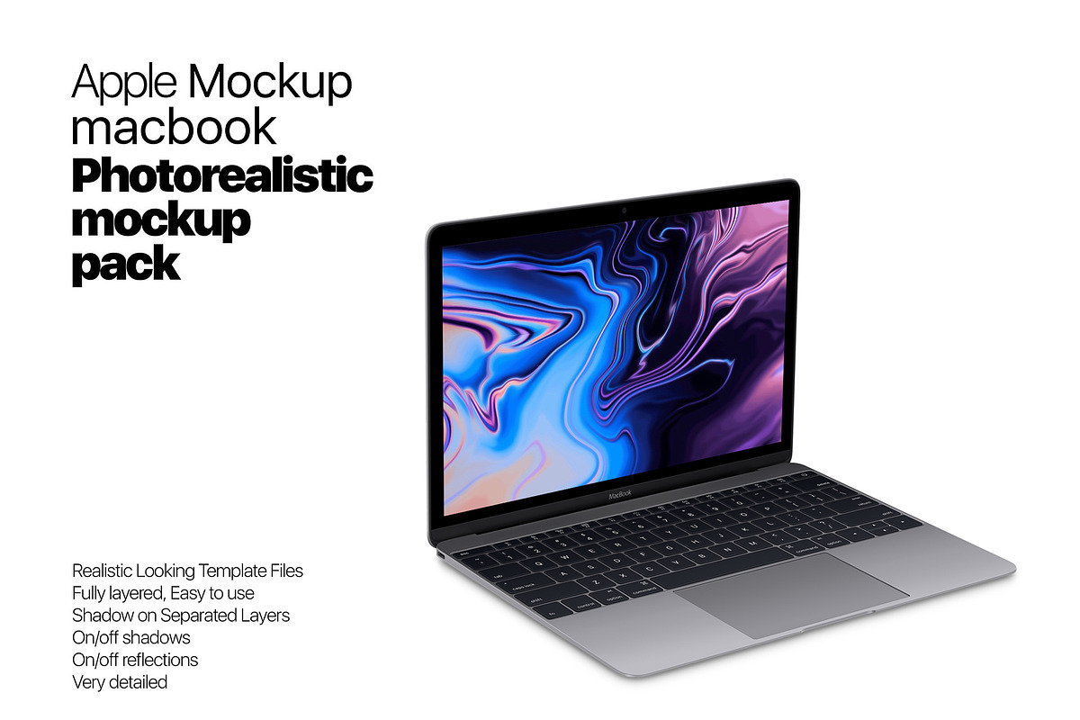 Apple MacBook Mockups, a Mac Mockup by LINEARstudio (Photo 1 of 3)