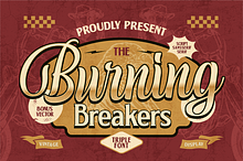 Burning Breakers -  Trio Fonts