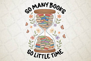 So Many Books so Little Time PNG, an Illustration by DreamPrint404 (Thumbnail 1 of 6)