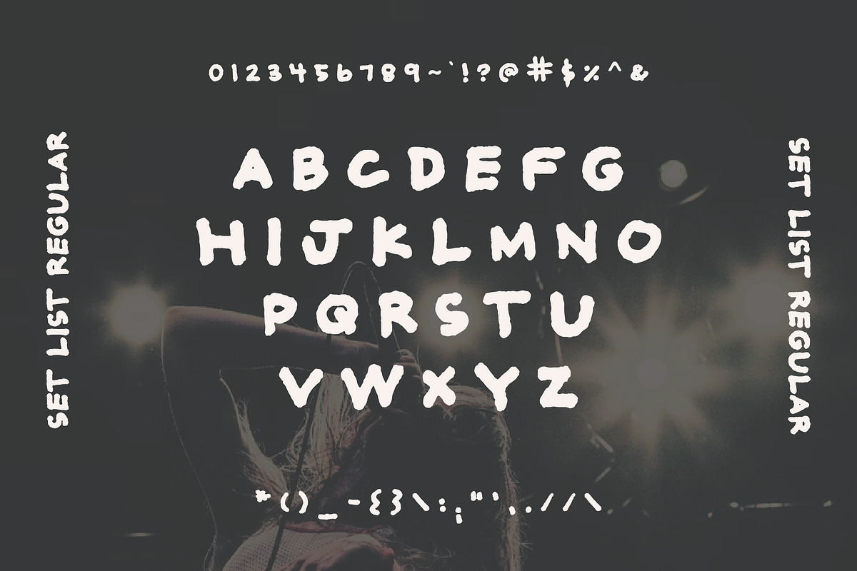 Set List, a Sans Serif Font by Midnight Grim (Photo 3 of 5)