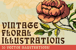 Vintage Floral Illustrations