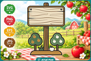 Apple Orchard Clipart Bundle, an Object Illustration by Actual Pixel (Thumbnail 7 of 22)