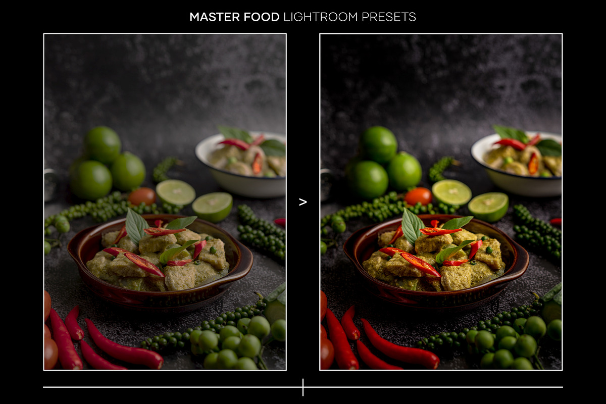 Master Food 60 Lightroom Presets, a Preset Add-On by Supply Boutique Co. (Photo 5 of 12)