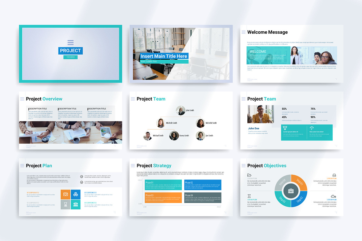 Project Presentation Template, a Presentation Template by AdrianDragne (Photo 4 of 10)