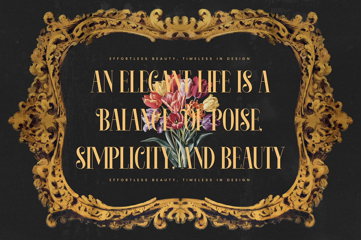 Rosejacn Modern Display Serif, a Serif Font by timelesstype.co (Photo 13 of 20)