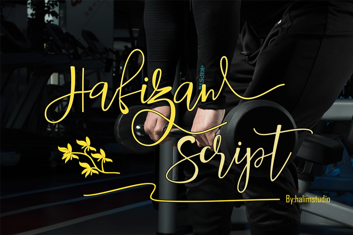 Hafizan, a Font by Letter-P (Photo 1 of 7)