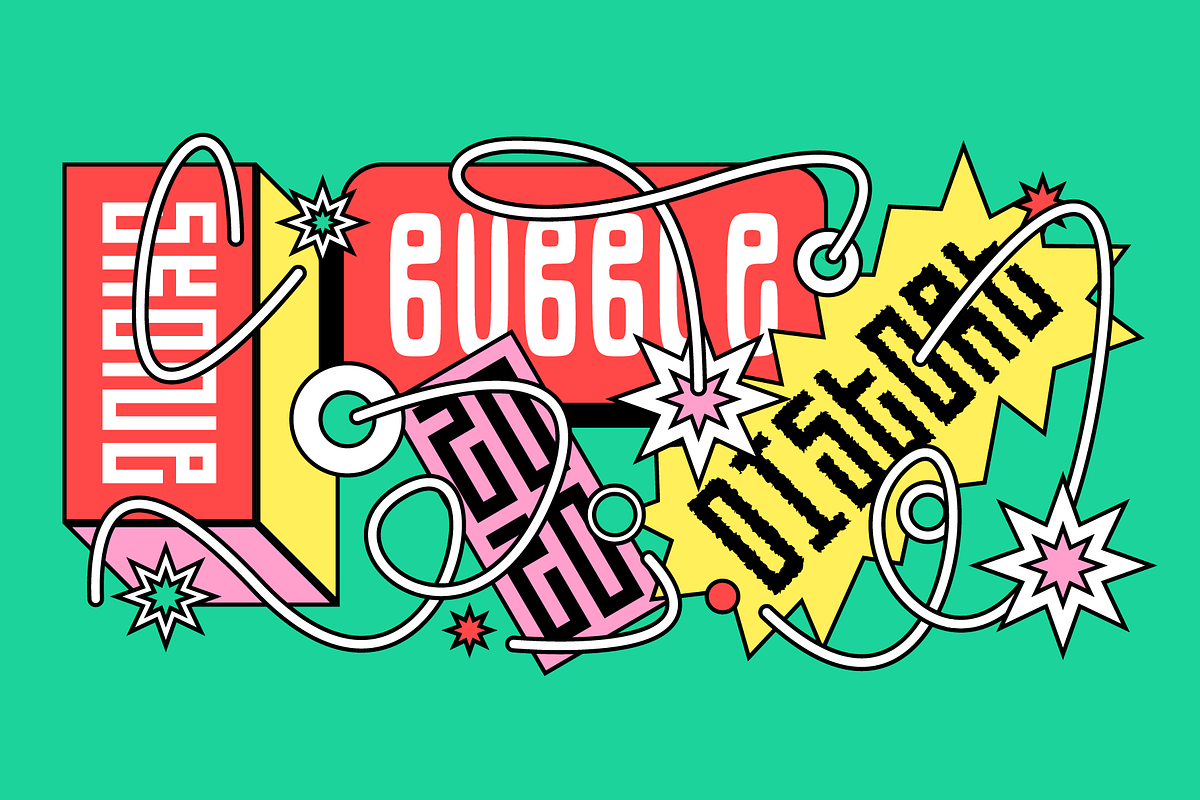 SK One Block, a Sans Serif Font by Salih Kizilkaya (Photo 2 of 9)