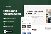 AyEstate - RealEstate Website UI Kit, an UI Kit Template by Moni Studio (Thumbnail 1 of 6)