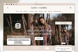 Candles Minimal Shopify Theme