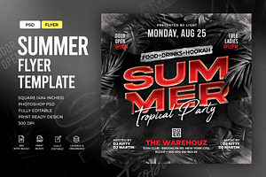 Summer Party Flyer, a Flyer Template by Artonix
