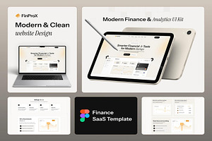 FinProX - Finance SaaS Template, an UI Kit Template by Creative Perspective