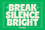 Giftalgic, a Sans Serif Font by graphicook (Thumbnail 7 of 10)