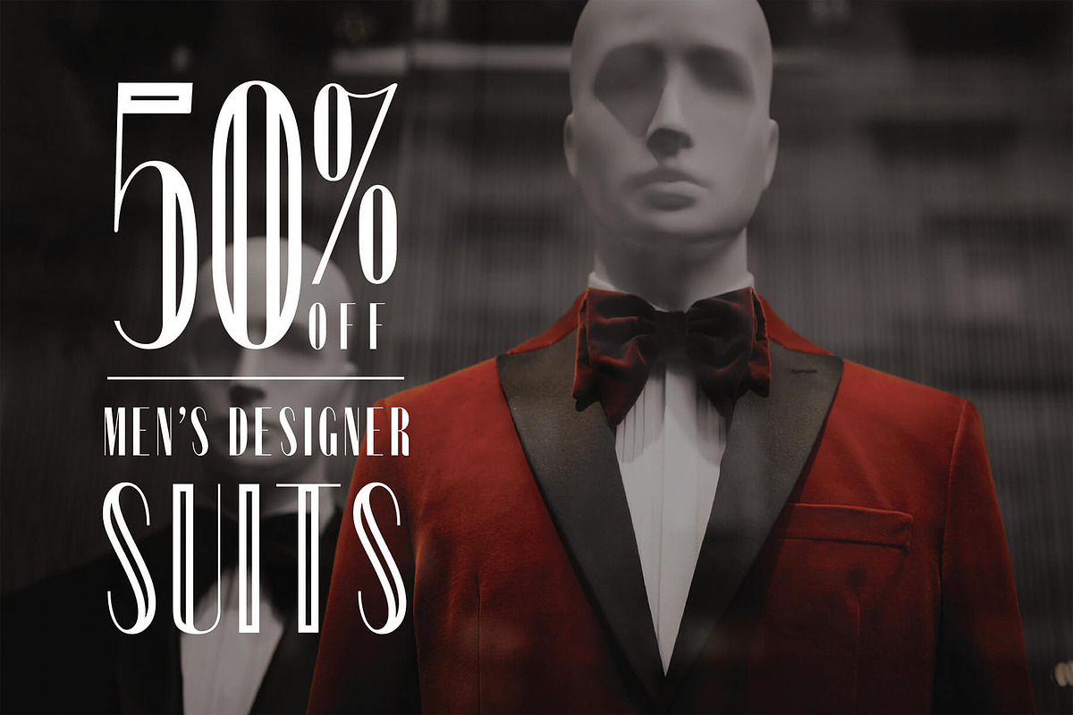Portia | Film Noir Inspired Font preview 4