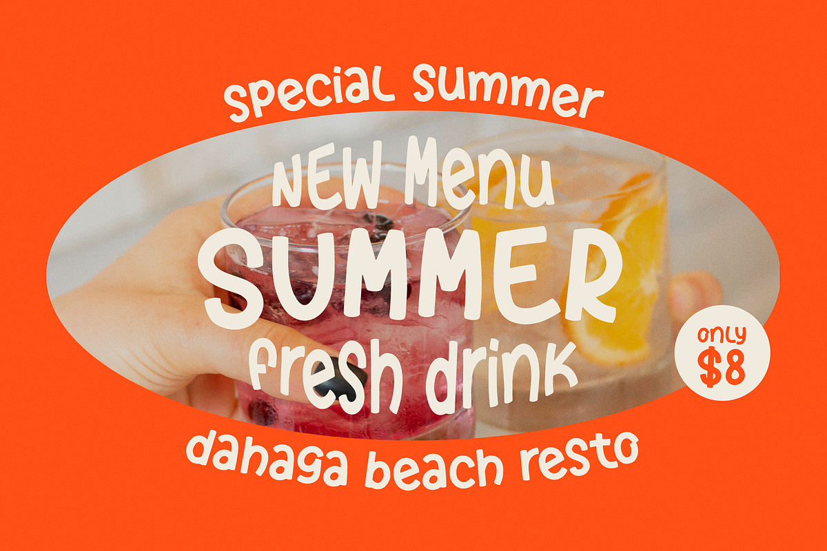 Durara Playful | Handwritten Font, a Handwritten Font by Denustudios (Photo 7 of 15)