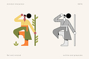 Minimal Character Set, a Person Illustration by Léo Alexandre (Thumbnail 10 of 18)
