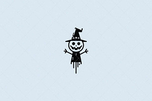 Halloween Scarecrow Icon
