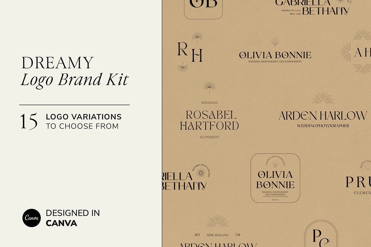 Dreamy | Logo Brand Pack, a Branding & Logo Template by Studio Leelou (Photo 1 of 10)