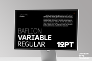 Baflion Sans +Variable Fonts, a Sans Serif Font by Oktnum Type Foundry (Thumbnail 11 of 14)