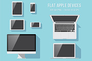 Flat Apple Devices - PNG, AI & EPS, an Object Graphic by Minty Fresh Graphics (Thumbnail 1 of 5)