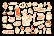 Pastry Lover Stickers, a Solid Icon by Pixflow (Thumbnail 3 of 6)