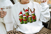 Watercolor Christmas Pickles PNG, an Illustration by Sublimation Artist (Thumbnail 6 of 9)