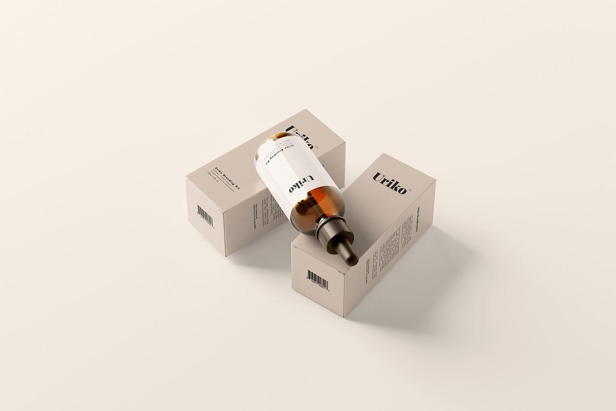 Uriko - Cosmetic Branding Kit, a Packaging Mockup by pmvch (Photo 19 of 26)