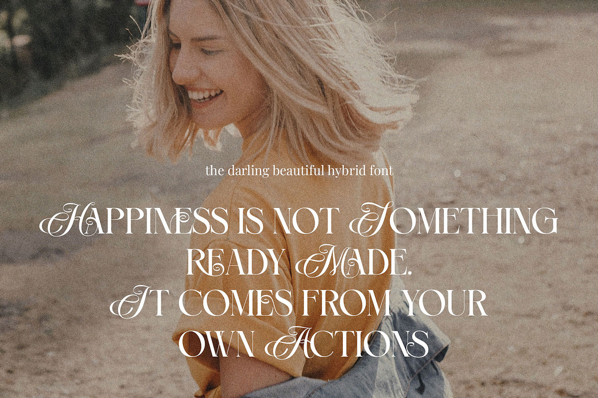 The Darling Beautiful Hybrid Serif, a Serif Font by RantautypeStudio (Photo 11 of 19)