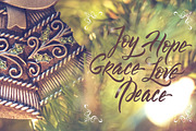 6 Christmas cards and lettering, a Card Template by Quetzal Art (Thumbnail 7 of 8)