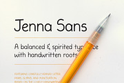 Jenna Sans (Web & Desktop), a Sans Serif Font by Shovel & Sandbox (Thumbnail 1 of 2)