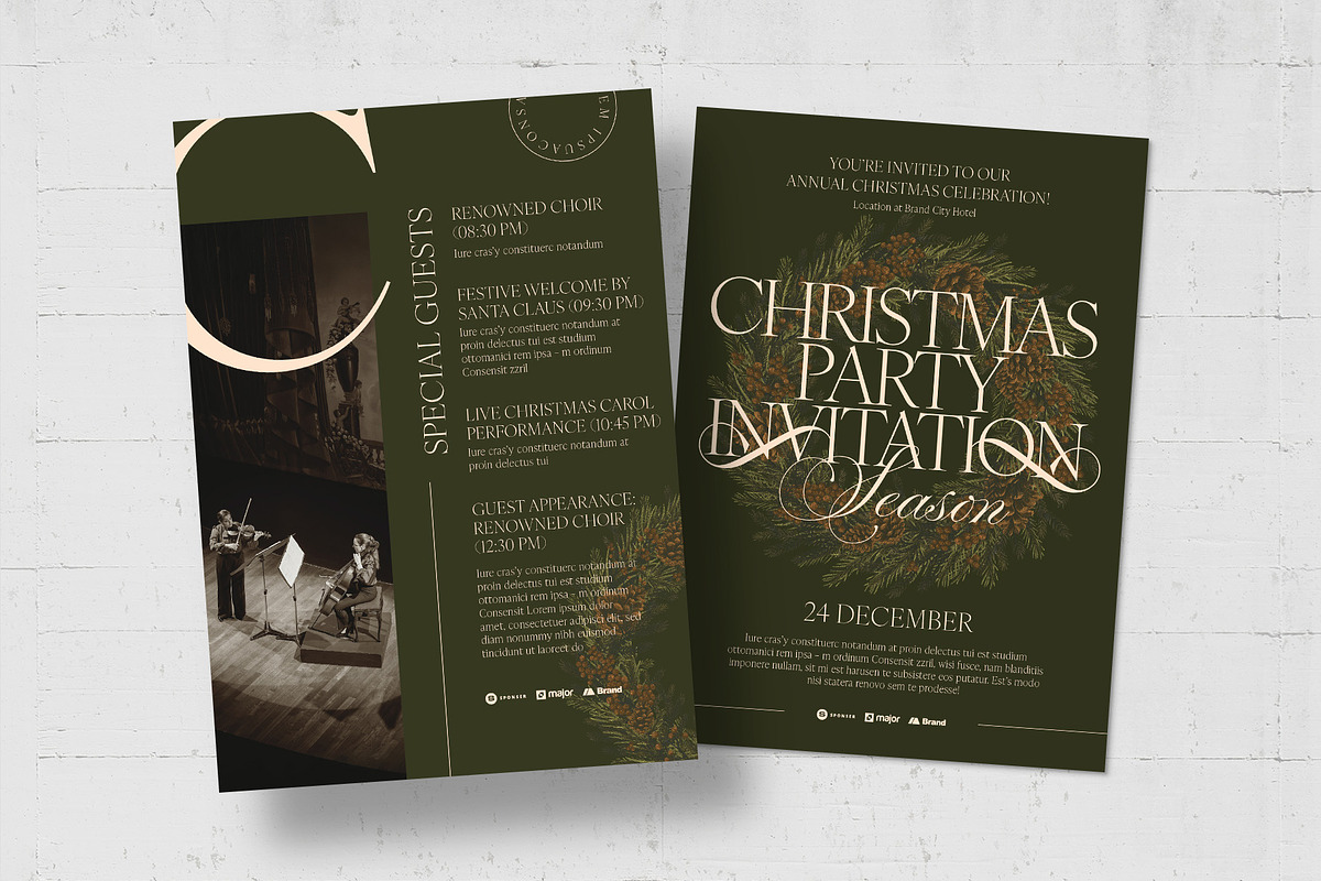 Christmas Flyer Template, a Flyer Template by BrandPacks (Photo 3 of 5)