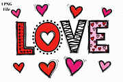 Love Png, Valentine's Day Png, an Illustration by Canvas Craft (Thumbnail 1 of 6)
