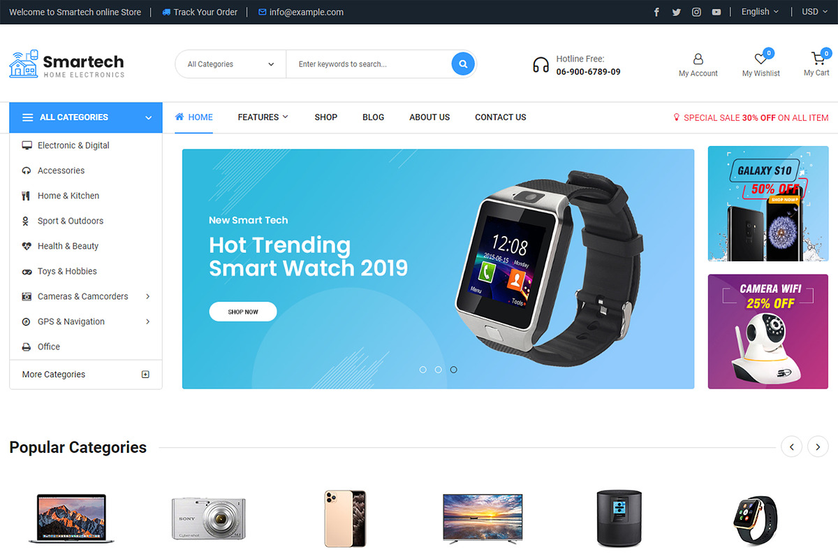 SM Smartech - Magento 2 Theme, a Websites & App Template by YouTech