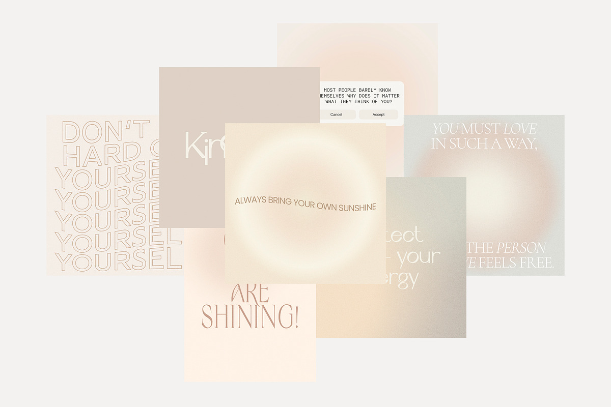 Instagram Quotes Posts Stories PS, a Social Media Template by Love Radiation Studio (Photo 9 of 22)