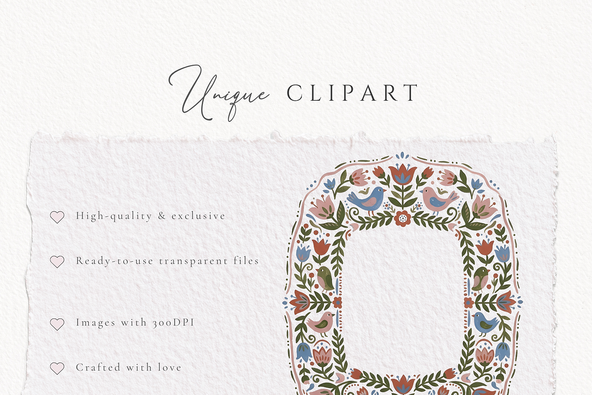 Folk Art Frames borders Scandinavian, an Object Illustration by Invite to Clipart (Photo 9 of 9)